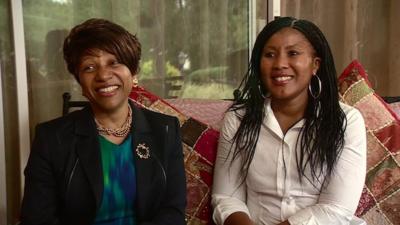 Nandi Mandela and Tukwini Mandela