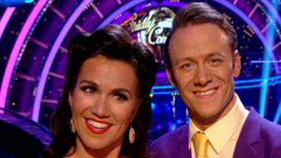 Susanna Reid and Kevin Clifton on Strictly Come Dancing