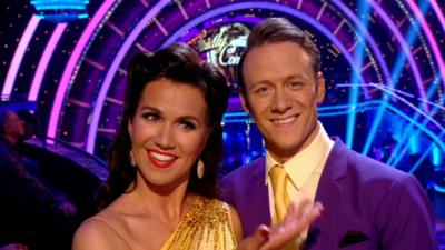 Susanna Reid and Kevin Clifton on Strictly Come Dancing