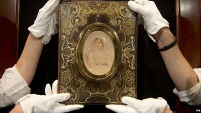 Jane Austen portrait being auctioned at Sotherby's