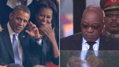 US President Barack Obama and South African President Jacob Zuma