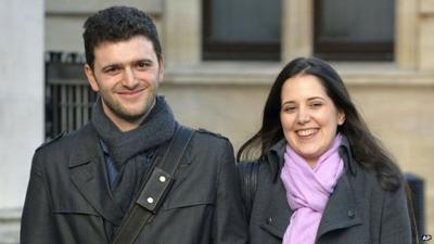 Louisa Hodkin and fiance Alessandro Calcioli,