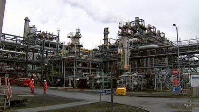 Grangemouth petrochemical plant