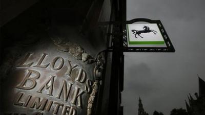 Lloyds Bank sign