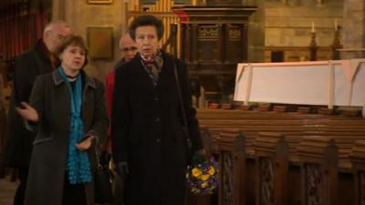 Princess Anne visit