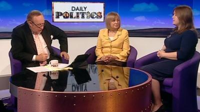 Andrew Neil, Mary Honeyball and Charlie Daniels