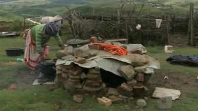 A local in Qunu, South Africa