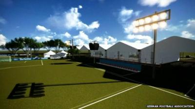 Animation of planned training pitch