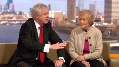 David Davis and Sue MacGregor