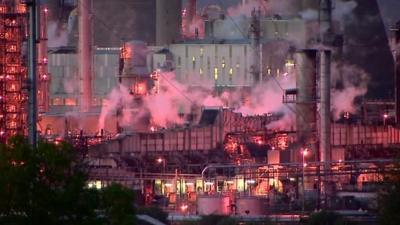 Grangemouth refinery in Scotland