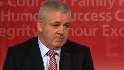 Wales rugby union coach Warren Gatland