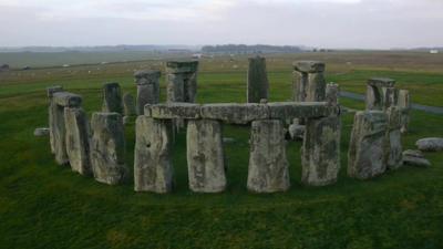 Stonehenge from the air