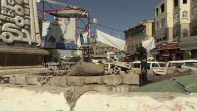 Tahrir Square in Yemen