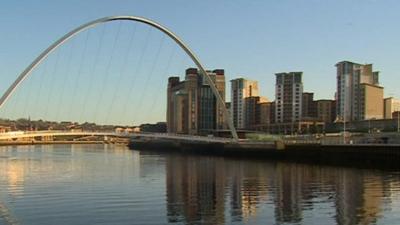 Newcastle skyline