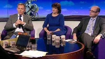 Chris Bryant, Nicky Morgan and Nick Robinson