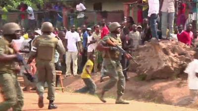 Soldiers in the Central African Republic