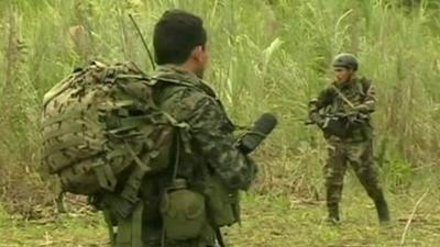 Elite Peruvian forces at work