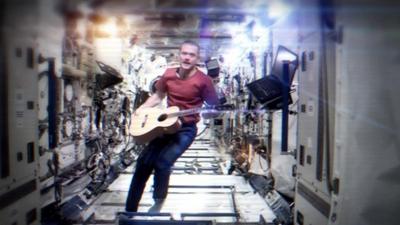 Chris Hadfield in his famous YouTube cover of Space Oddity