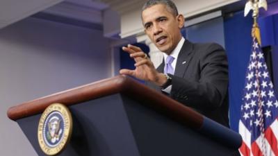 President Obama at news conference