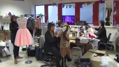 Strictly Come Dancing wardrobe department