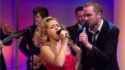 The cast of The Commitments