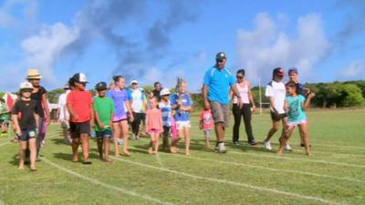 The Baton in the Commonwealth's smallest territory, Niue.