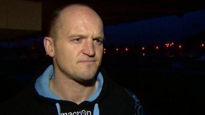 Glasgow Warriors head coach Gregor Townsend