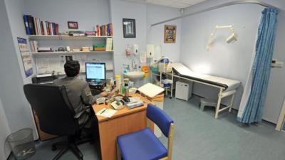 A GP's consulting room