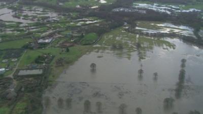 Flooding in southern England