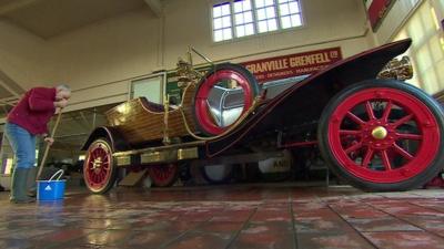 Vintage car which appeared in Chitty Chitty Bang Bang