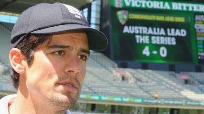 England cricket captain Alastair Cook