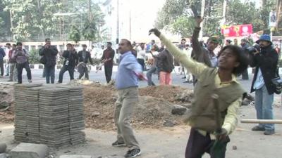 Dhaka protest