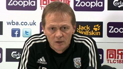 West Brom caretaker manager Keith Downing