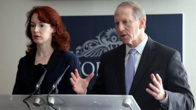 Former US diplomat Richard Haass and Prof Meghan O'Sullivan