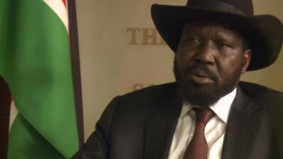 President of South Sudan, Salva Kiir