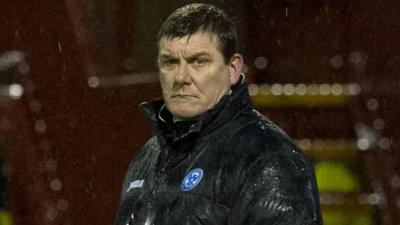 St Johnstone manager Tommy Wright