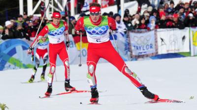 Nordic combined skiing