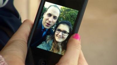 Selfie of Prince William and Madison