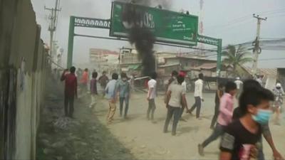 Clashes in Phnom Penh