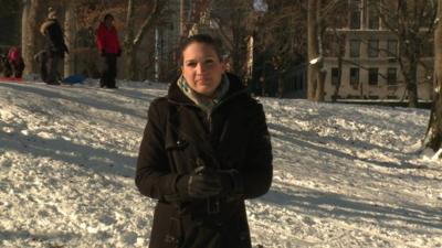 Nada Tawfik in Central Park