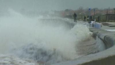 Stormy weather in Aberystwyth