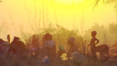 Displaced people in South Sudan