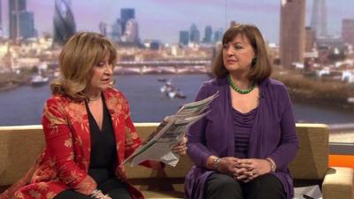 Helena Kennedy and Bridget Kendall review the Sunday newspapers with Andrew Marr