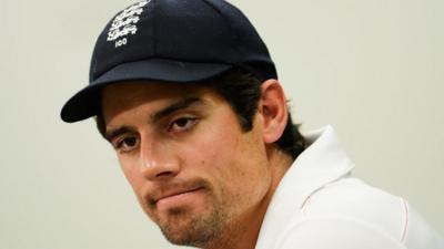 England captain Alastair Cook