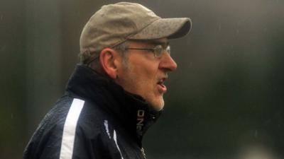 Tyrone manager Mickey Harte during Sunday's McKenna Cup win over Donegal