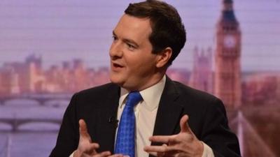 Chancellor of the Exchequer George Osborne