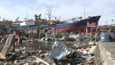 Aftermath of Typhoon Haiyan