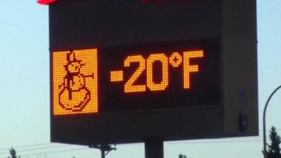 Temperature sign