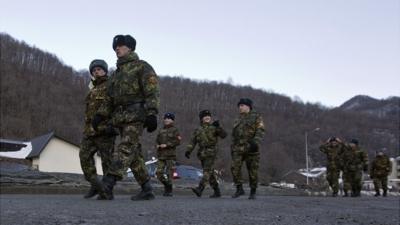 Russian soldiers near Sochi. 4 Jan 2014