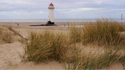 Talacre beach, sand dunes and lighthouse (Pic: Richard Leonard)